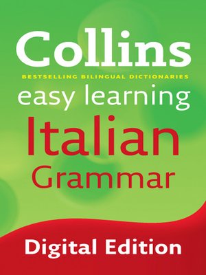 cover image of Collins Easy Learning Italian Grammar